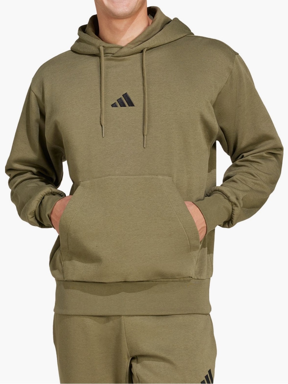 ADIDAS Feelcozy Green Hoodie